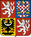 Escudo de la República Checa en 1992.
