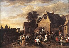 David Teniers II. Vlaamse Kermis. 1652. Brussel