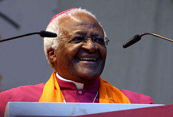 Desmond Tutu 2007 at the Deutscher Evangelisch...