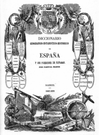 Diccionario Geogr&aacutefico-estad&iacutestico De Espa&ntildea Y Portugal: A-z (viii, 528 P., [2] Map. Pleg.) (Spanish Edition) Sebastian Minano y Bedoya