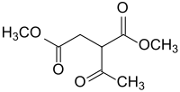 Strukturformel von Dimethylacetylsuccinat