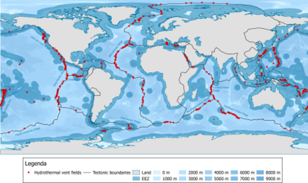Distribution of hydrothermal vents Distribution of hydrothermal vent fields.png