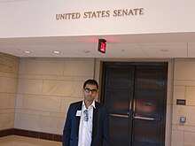 Fernandes at the United States Senate, Capitol Hill, Washington DC. Dr Edmond Fernandes during a visit to the United States Senate.jpg