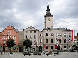 Rådhuset i Dzierżoniów.