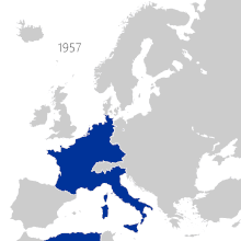 Since the end of the Cold War, the EU has expanded eastwards into the former Warsaw Pact and parts of the former Soviet Union. Enlargement of the European Union 77.gif