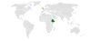 Location map for Ethiopia and the United Kingdom.