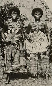 Donne Fijiane dei tempi antichi