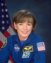 Anna Lee Fisher, joint 155th person and the first mother in space Fisher-a.jpg