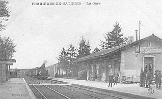 Vue d'ensemble de la gare.