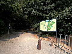 Une des entrées du parc.