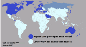 Сравнение стран по ВВП на душу населения