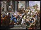 Изгнание торгующих из храма. Ок. 1713. Холст, масло. Художественный музей Уолтерса, Балтимор, США