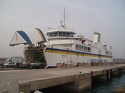 Le ferry en partance pour Gozo