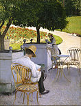 Les Orangers, Caillebotte