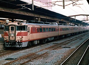 特急「まつかぜ」4号 1985年 博多駅