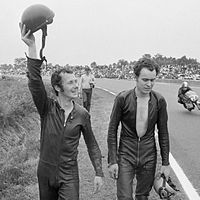 Ян де Фриз (зліва) та Генк ван Кессель (справа), Ассен, 1971 рік