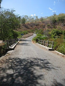 Road in Maritaing, Eastern Alor Island