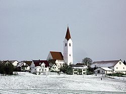 Skyline of Paunzhausen