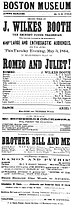 Playbill, 1864