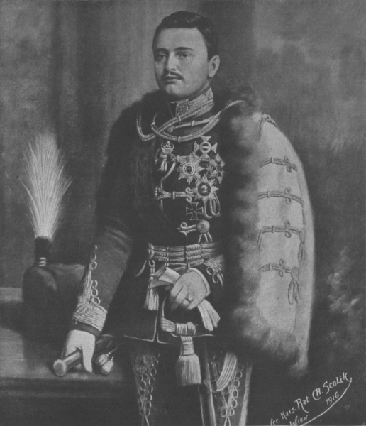 File:Kaiser Karl I. in ungarischer Feldmarschall-Uniform 1916 Ch. Scolik.png