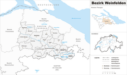 Location of Weinfelden District