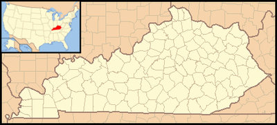 Location map USA Kentucky