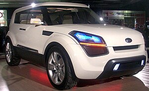 Kia Soul Concept photographed at the Montreal ...