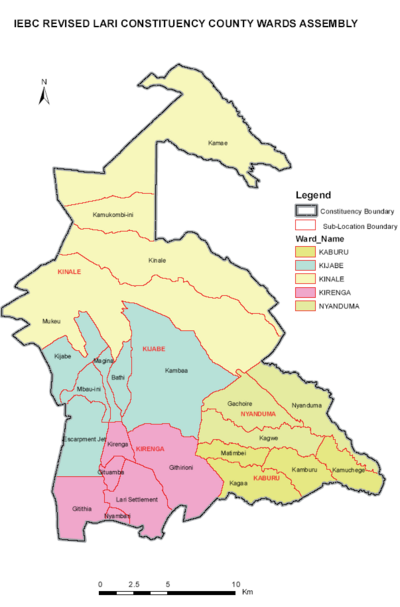 Map Of Lari Constituency