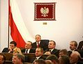 Lech Kaczyński otworzył pierwsze posiedzenie Senatu