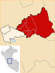 Provincia di Oxapampa – Mappa