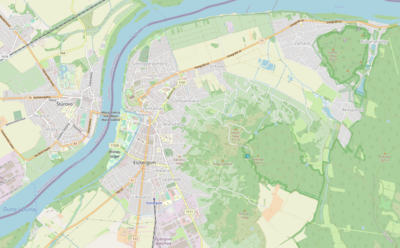 Pozíciós térkép Esztergom város