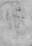 Dürers skiss av donatorn Matthäus Landauer (cirka 1450–1515), daterad 1511.