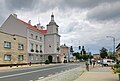 Rynek w Miasteczku Śląskim w formie rozszerzającej się ulicy