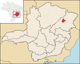 Kaart van Araçuai
