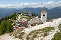 Monte Santo di Lussari mit der Marien-Wallfahrtskirche