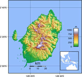 Kaart van Morotai