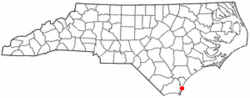 Location of Sea Breeze, North Carolina
