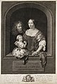 François-Anne David after Caspar Netscher, Caspar Netscher with His Family, 1772, engraving