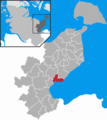 Localisation de Neustadt dans l'arrondissement du Holstein-de-l'Est