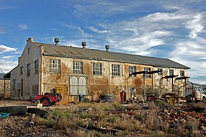 Altes Kraftwerk in Kenhardt, Südafrika