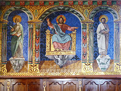 Peintures figuratives - choeur (1) - église Saint-Martin de Caupenne.jpg