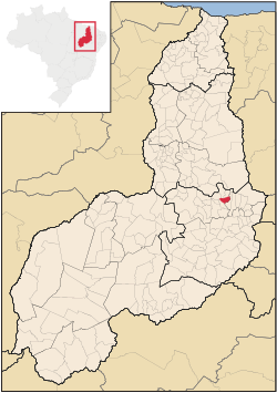 Localização de Bocaina no Piauí