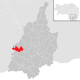 Poloha obce Pistorf v okrese Leibnitz (klikacia mapa)