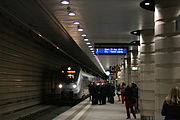 Leipzig Hauptbahnhof w tunelu (15 grudnia 2013)