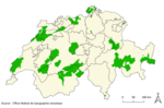 Vignette pour Aires protégées en Suisse