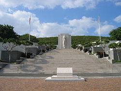 La Corte d'Onore al National Memorial Cemetery of the Pacific