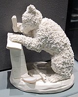 Bear in biscuit, from a group representing the Liberal Arts, 1790s