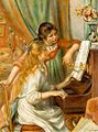 Novembre : Jeunes filles au piano de Auguste Renoir (1892)