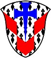 a chevron rompu reversed - Ermine; a chevron rompu reversed gules ...