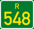 Regional route R548 shield